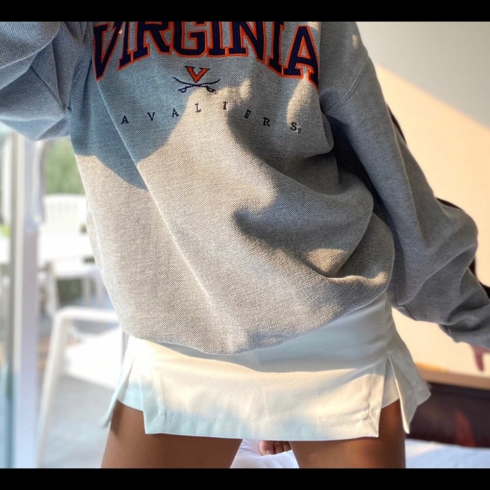 White skirt with shorts/skort